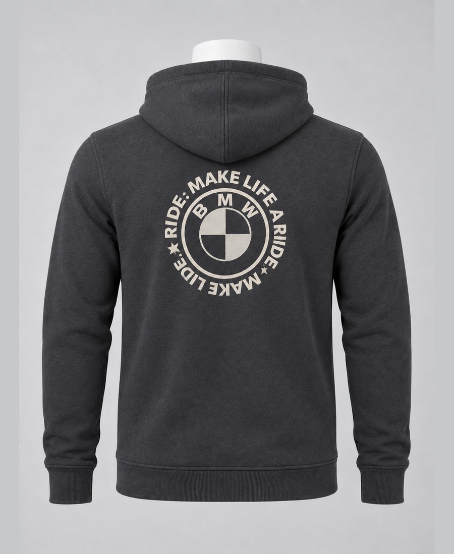 Sudadera con cremallera · espalda